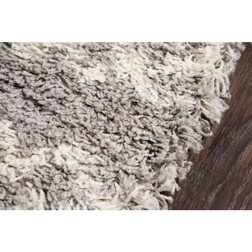 Contemporary Runner Area Rug, Grey, 2'3" X 7'6" Runner. Picture 3