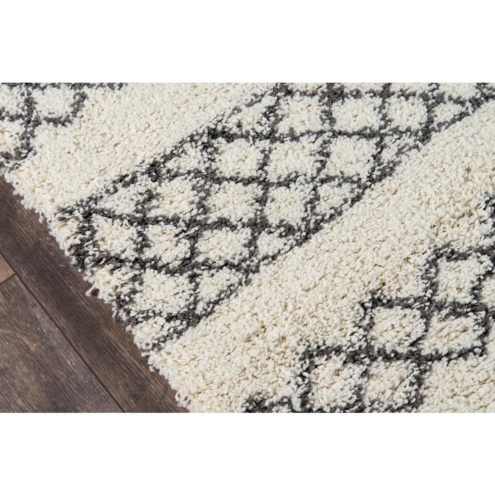 Contemporary Runner Area Rug, Ivory, 2'3" X 7'6" Runner. Picture 3