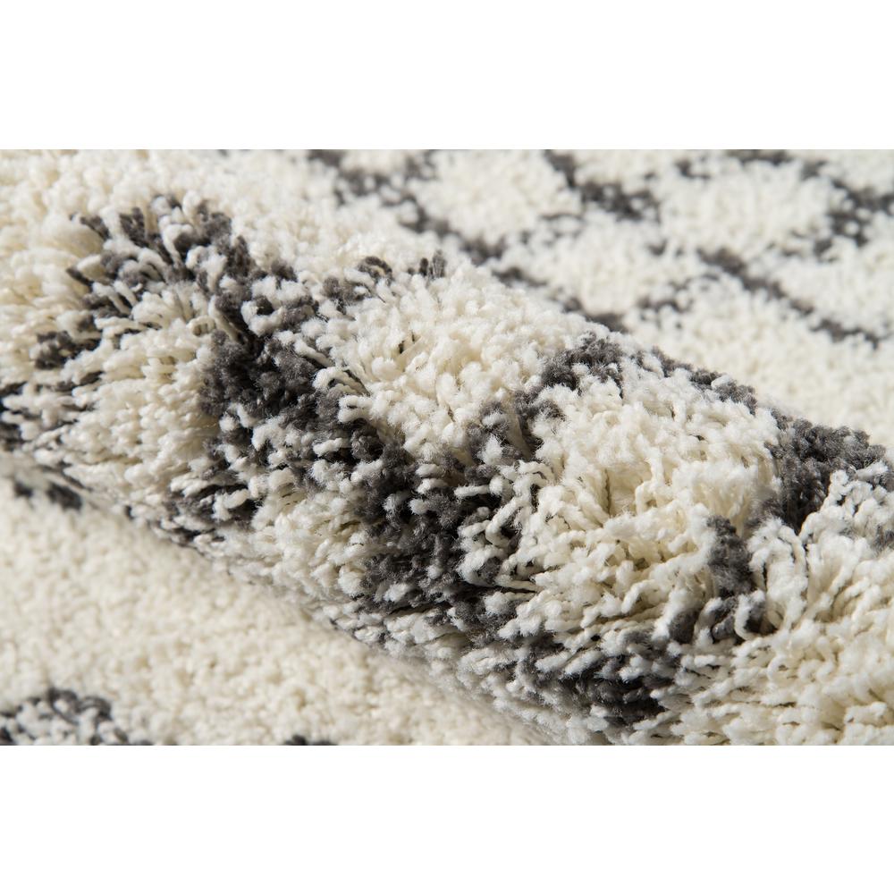 Contemporary Runner Area Rug, Ivory, 2'3" X 7'6" Runner. Picture 4