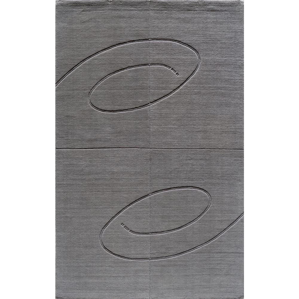 Contemporary Rectangle Area Rug, Lilac, 3'3" X 5'3". Picture 1