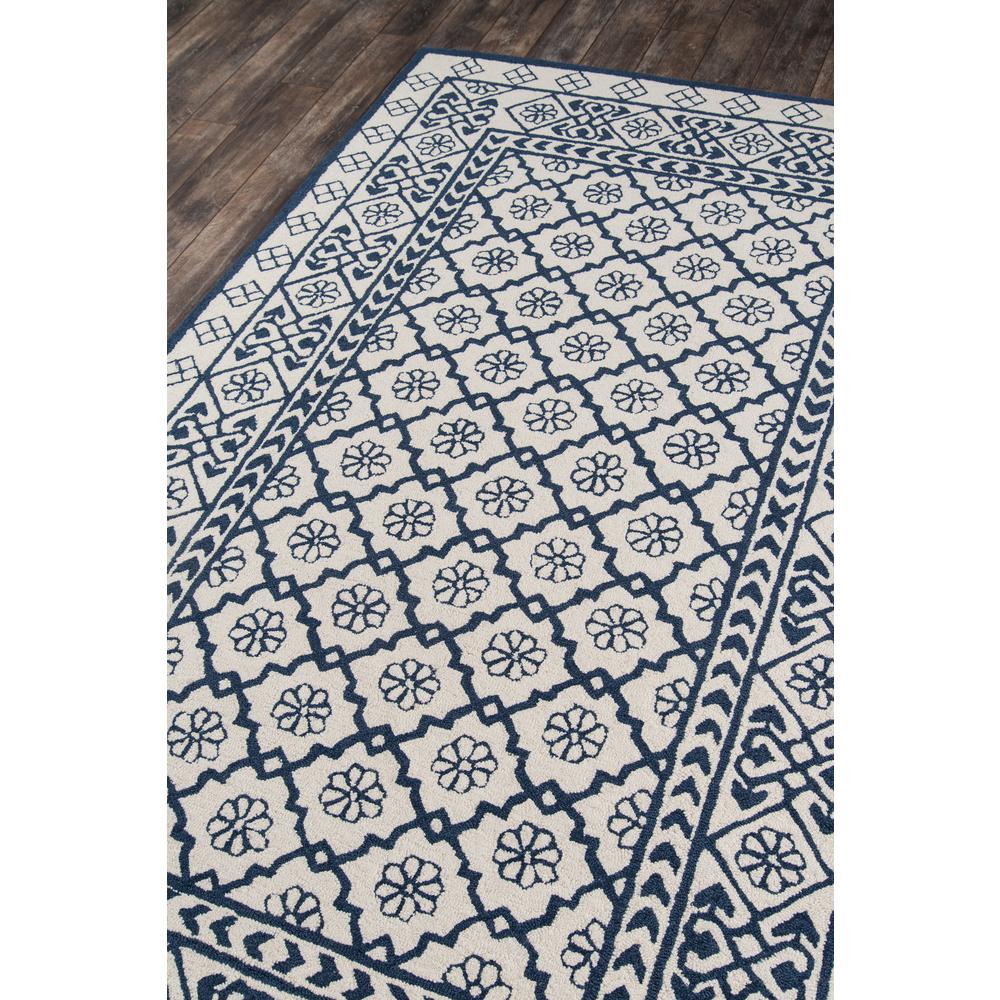 Contemporary Runner Area Rug, Blue, 2'3" X 8' Runner. Picture 2