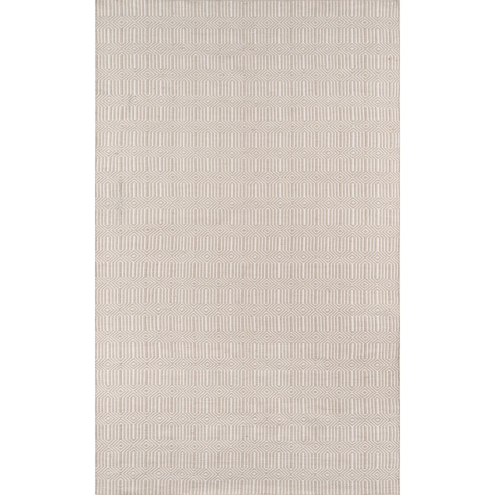 Contemporary Runner Area Rug, Beige, 2'3" X 8' Runner. Picture 1