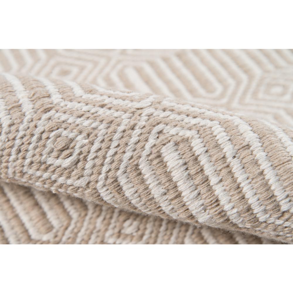 Contemporary Runner Area Rug, Beige, 2'3" X 8' Runner. Picture 4