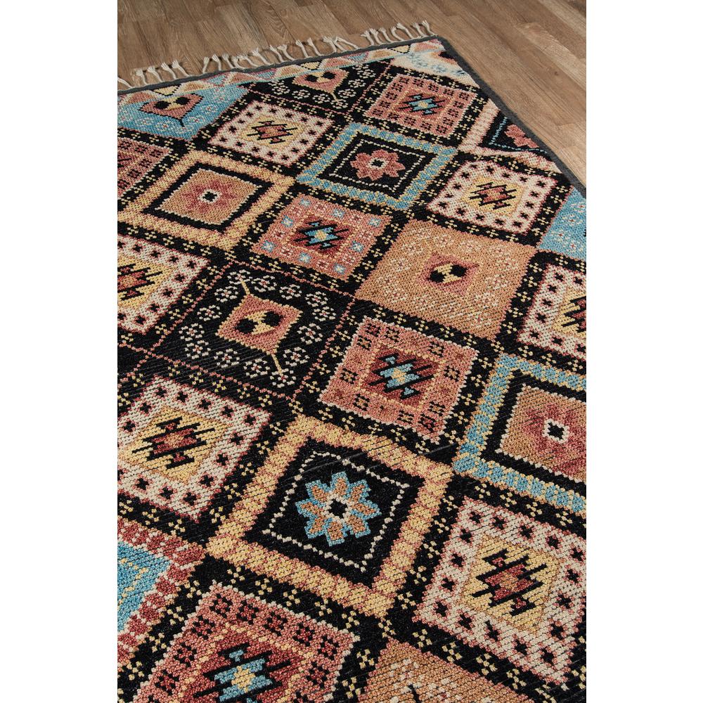 Traditional Runner Area Rug, Black, 2'3" X 8' Runner. Picture 2