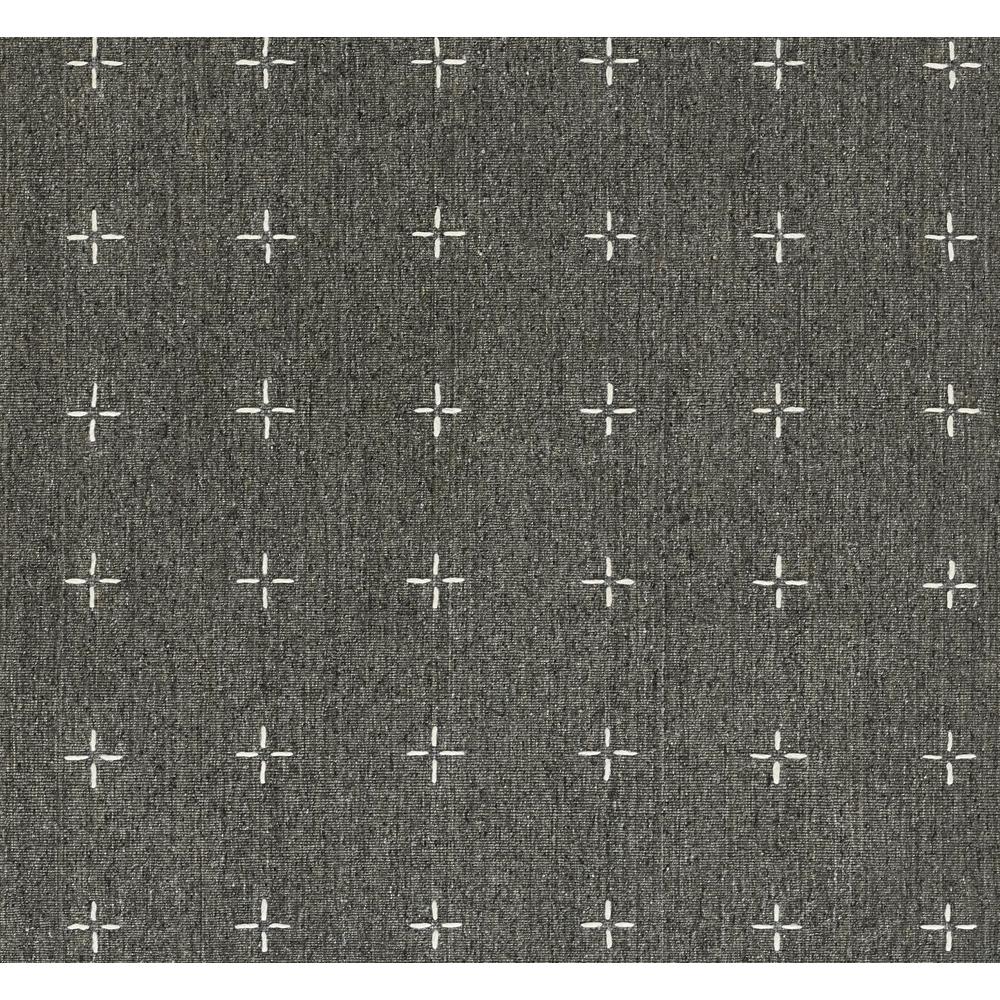 Contemporary Rectangle Area Rug, Charcoal, 3'6" X 5'6". Picture 8