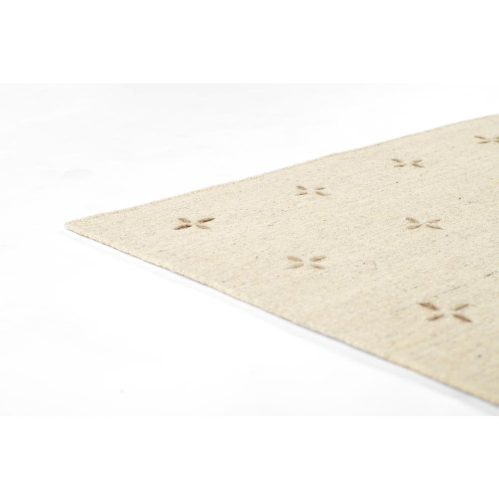 Contemporary Rectangle Area Rug, Natural, 3'6" X 5'6". Picture 6