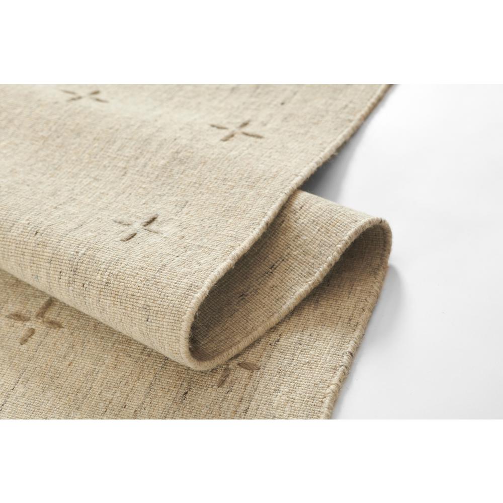 Contemporary Rectangle Area Rug, Natural, 3'6" X 5'6". Picture 9
