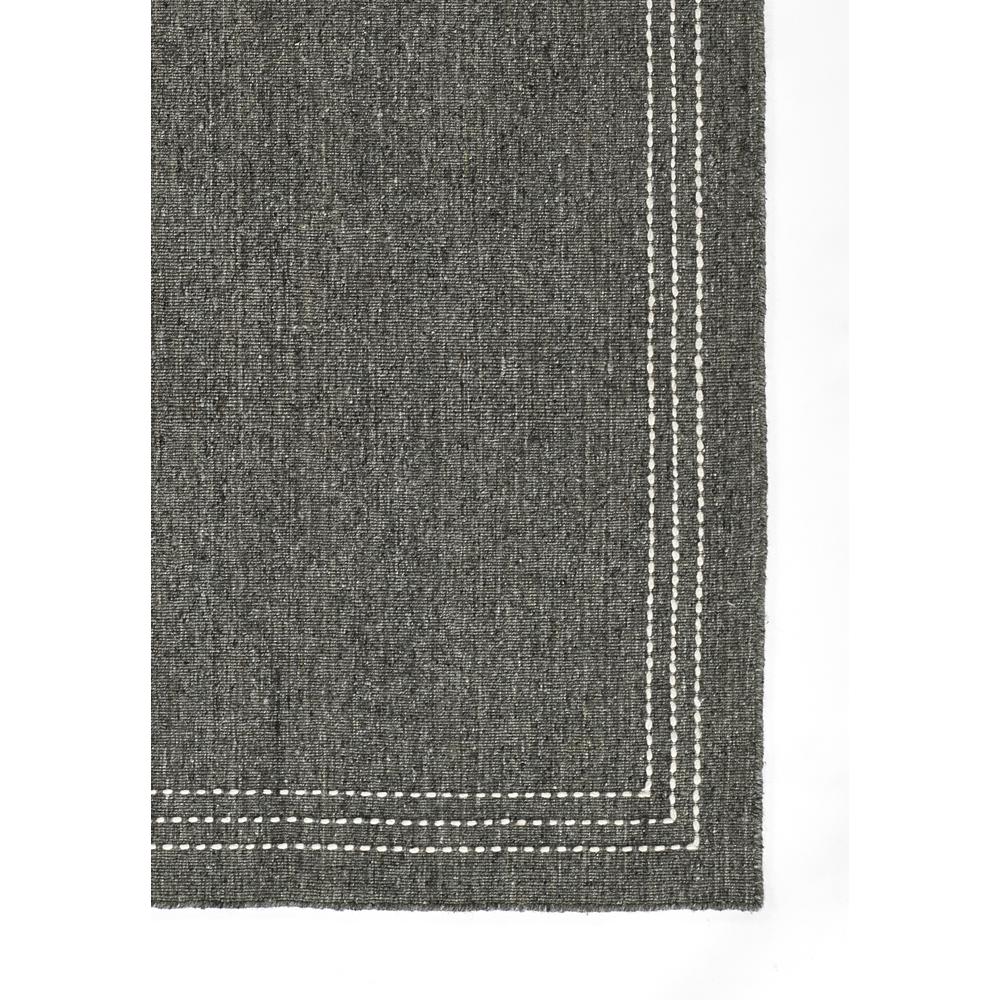 Contemporary Rectangle Area Rug, Charcoal, 3'6" X 5'6". Picture 2