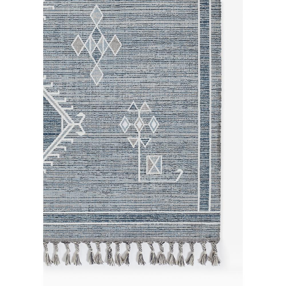 Contemporary Rectangle Area Rug, Blue, 5'3" X 7'6". Picture 2