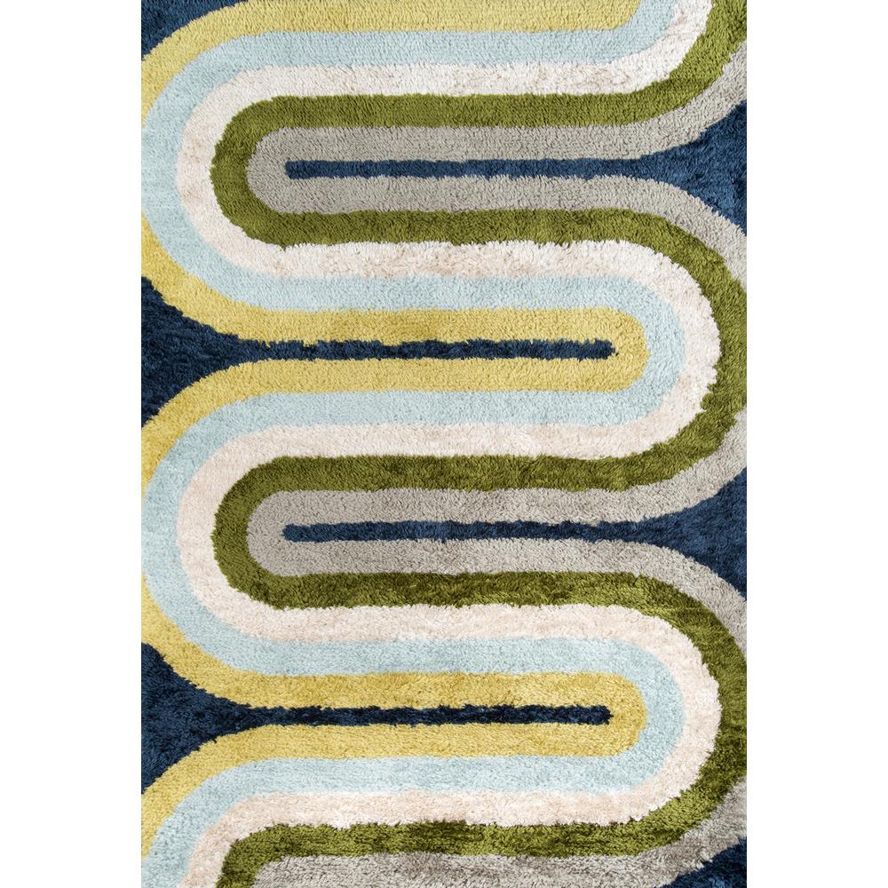Modern Runner Area Rug, Multi, 2'3" X 7'6" Runner. Picture 1