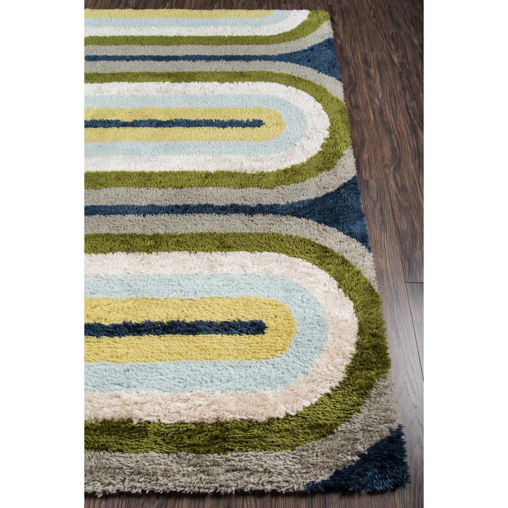 Modern Runner Area Rug, Multi, 2'3" X 7'6" Runner. Picture 2