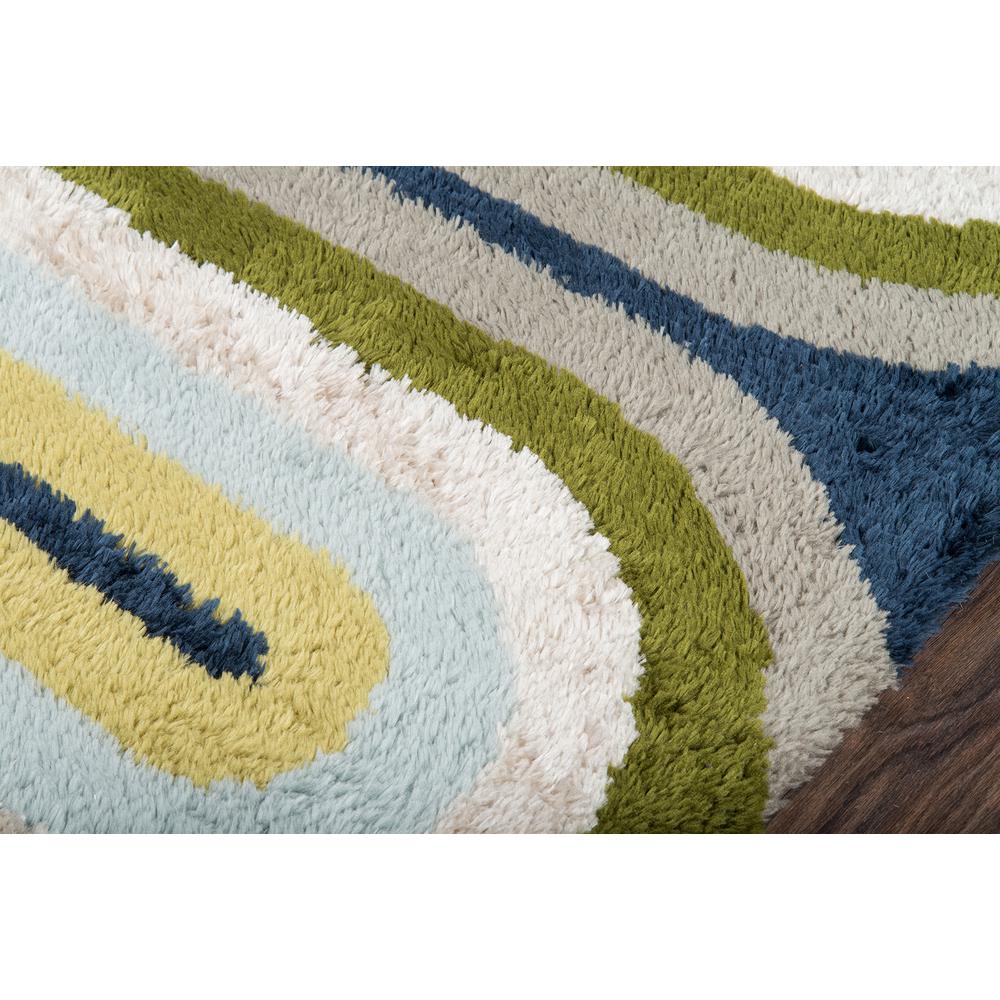 Modern Runner Area Rug, Multi, 2'3" X 7'6" Runner. Picture 3