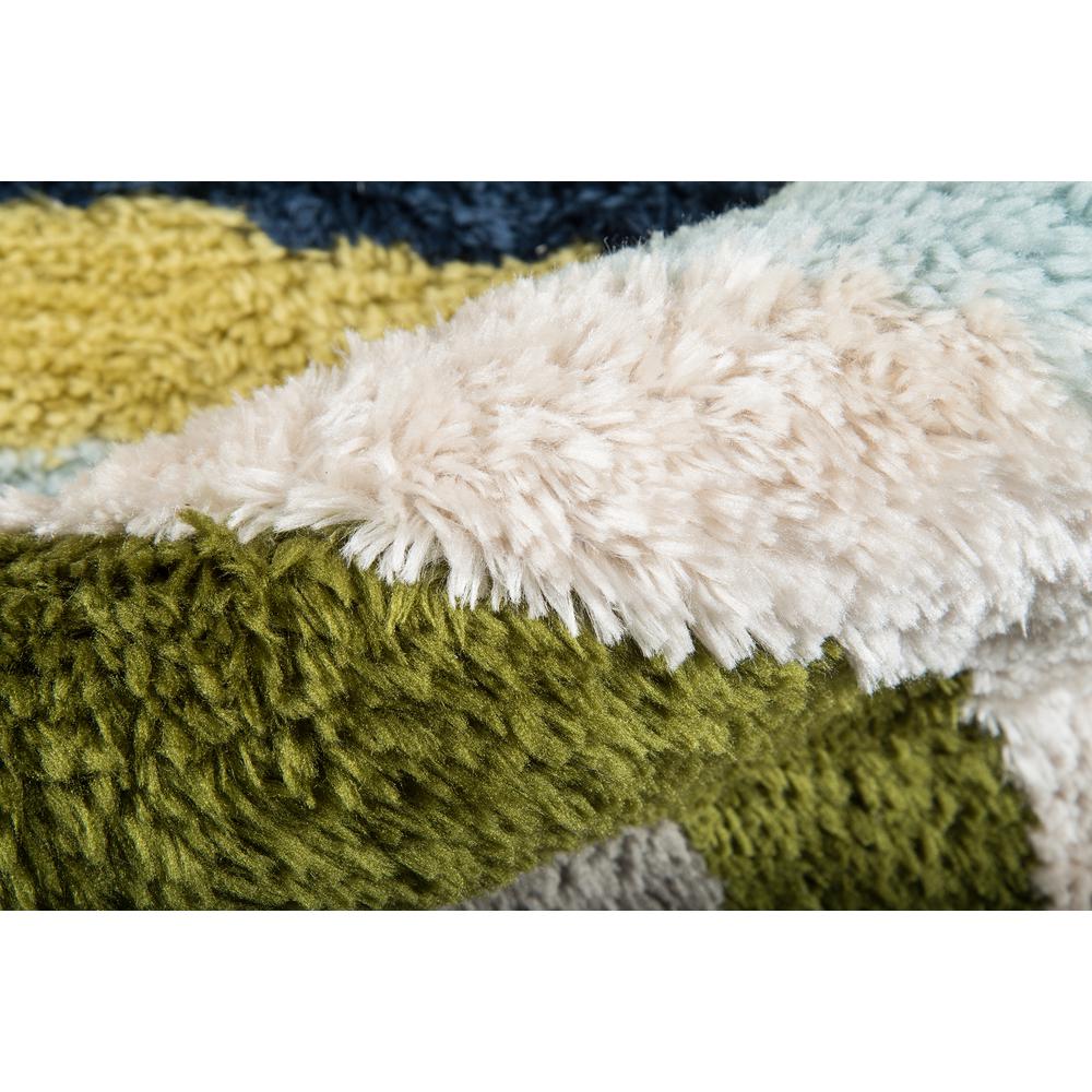 Modern Runner Area Rug, Multi, 2'3" X 7'6" Runner. Picture 4