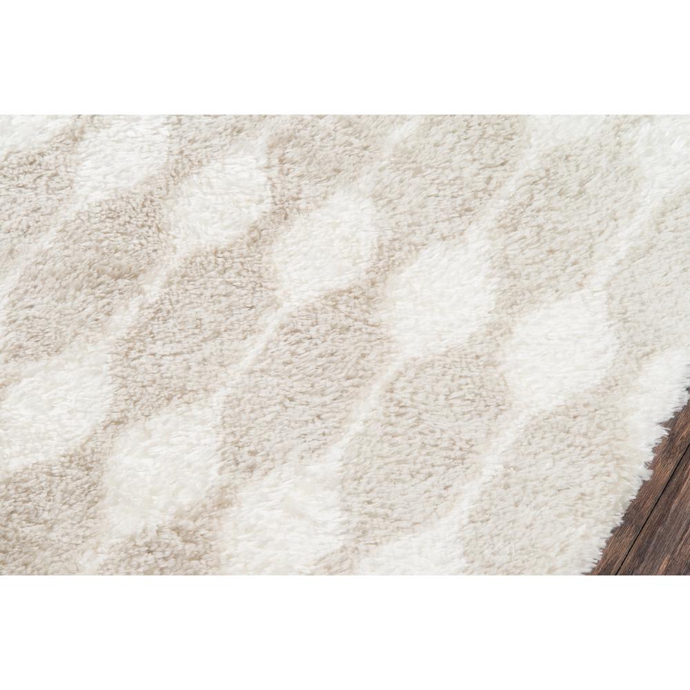 Modern Runner Area Rug, Taupe, 2'3" X 7'6" Runner. Picture 3