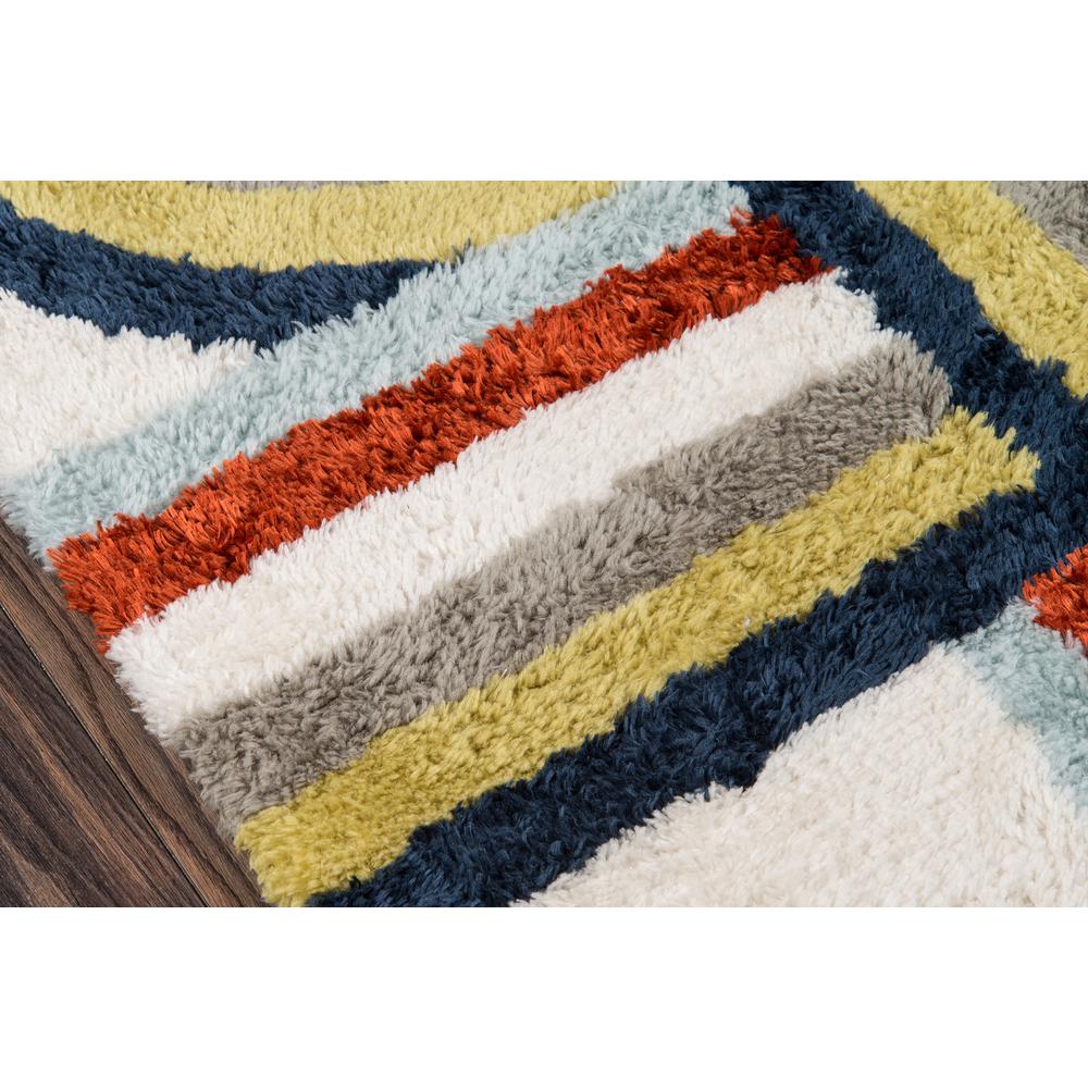 Modern Runner Area Rug, Multi, 2'3" X 7'6" Runner. Picture 3