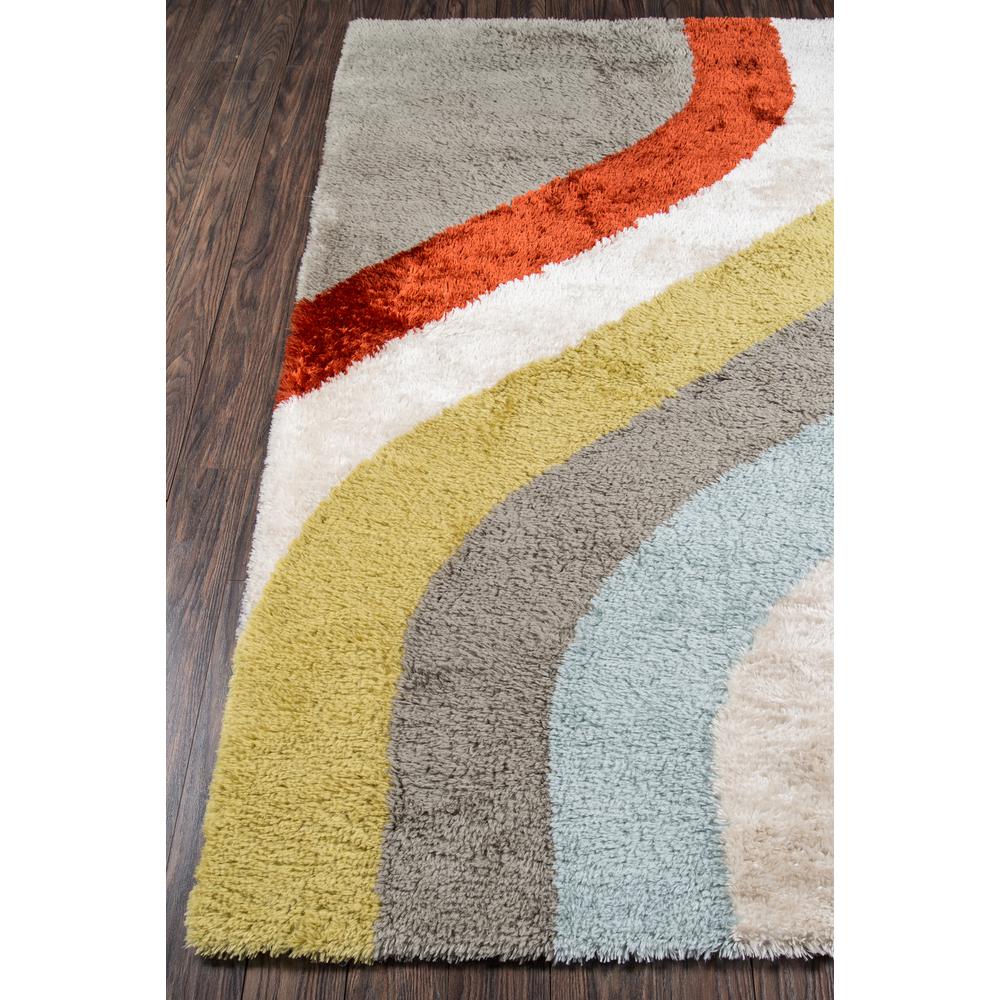 Modern Runner Area Rug, Multi, 2'3" X 7'6" Runner. Picture 2