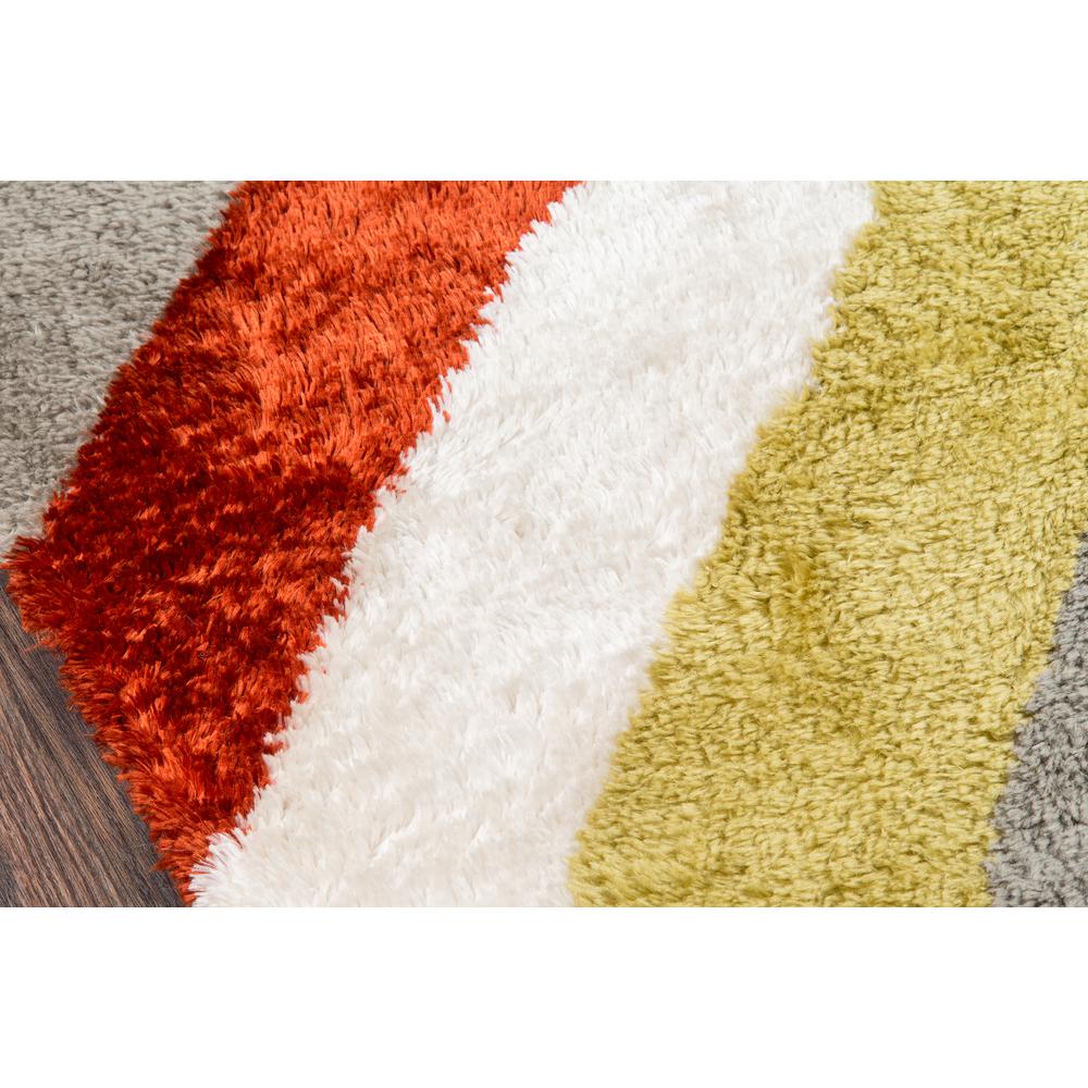 Modern Runner Area Rug, Multi, 2'3" X 7'6" Runner. Picture 3