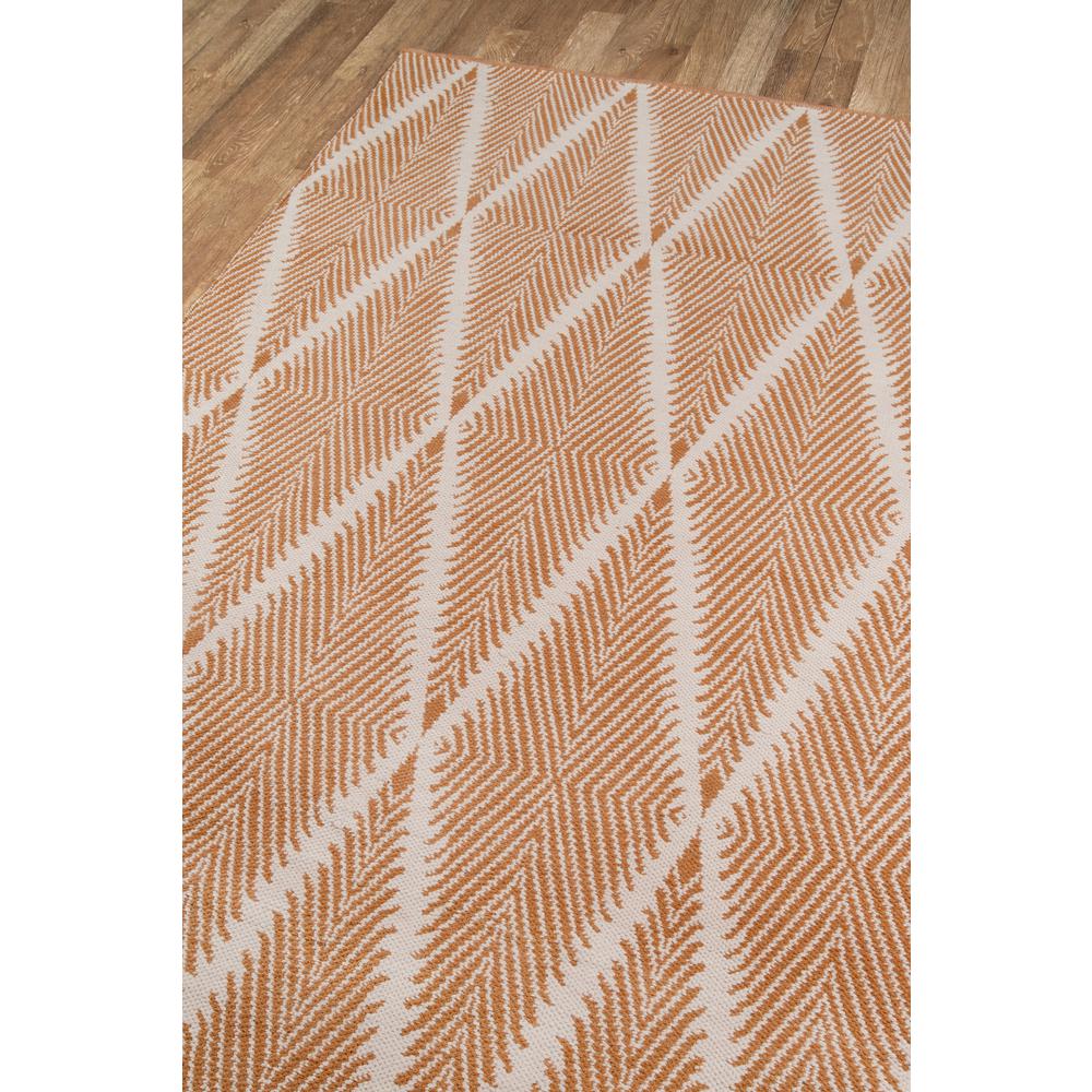 Contemporary Runner Area Rug, Orange, 2'3" X 8' Runner. Picture 2