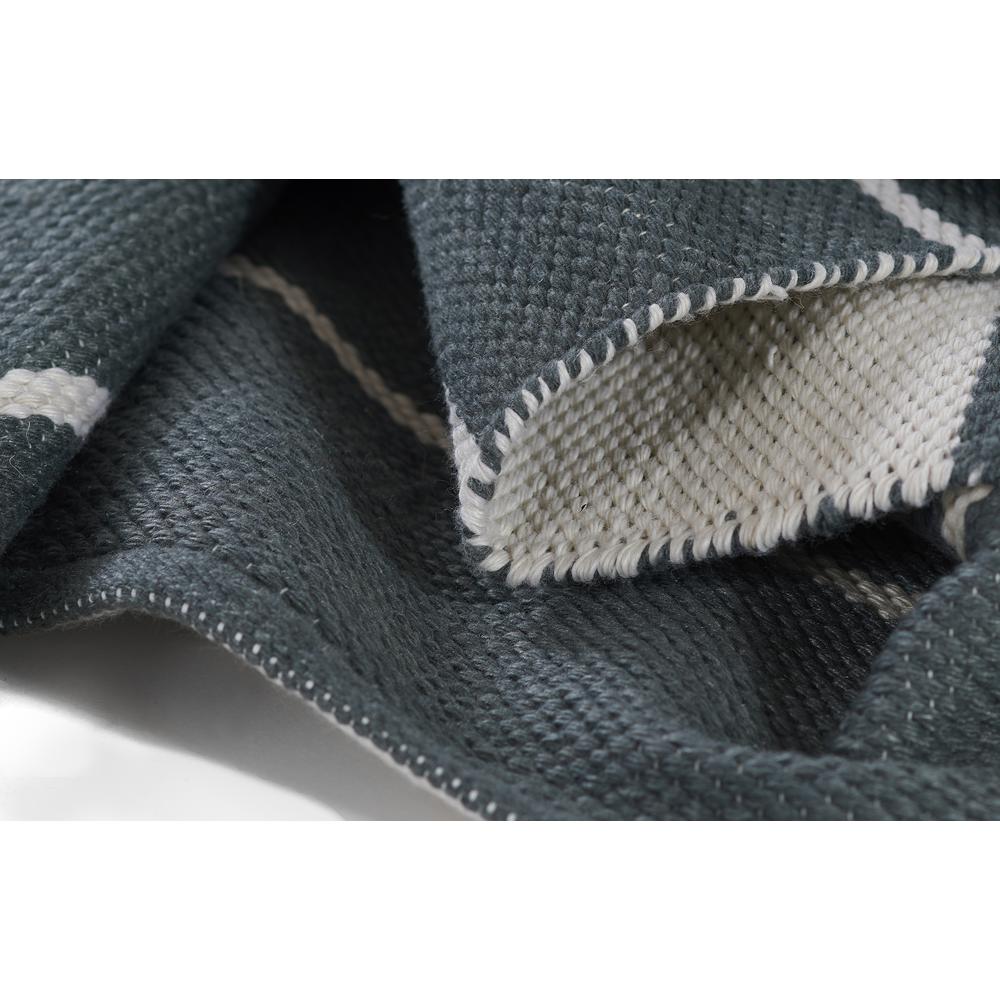 Contemporary Rectangle Area Rug, Slate, 2' X 3'. Picture 9