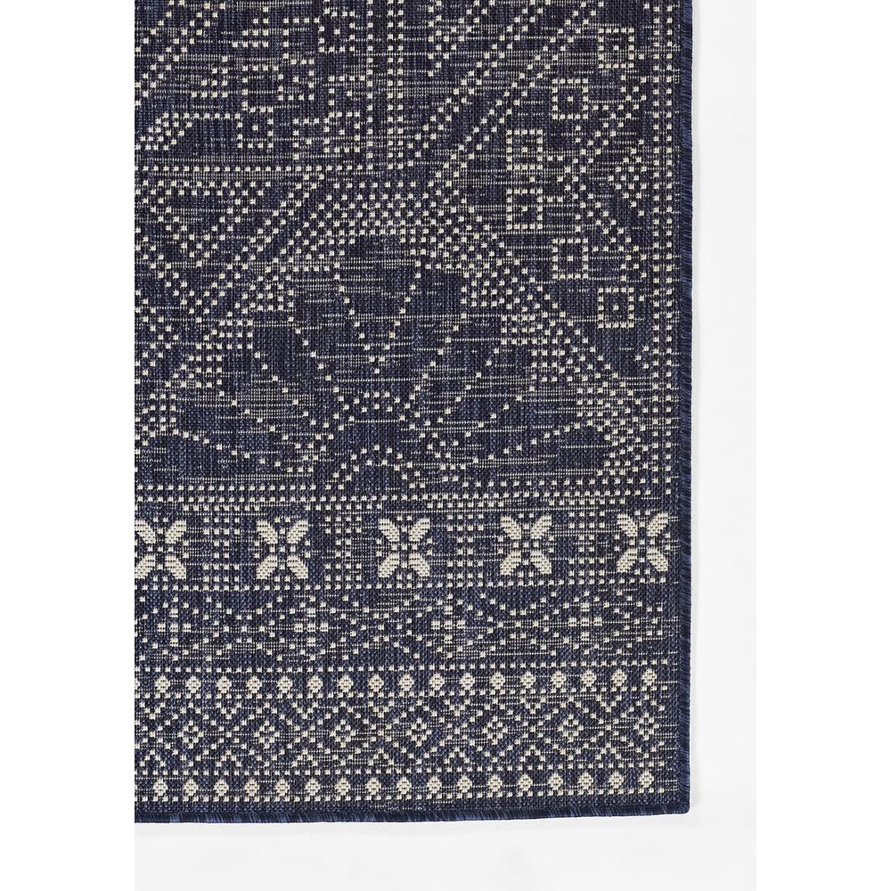 Transitional Runner Area Rug, Navy, 2'7" X 7'6" Runner. Picture 2