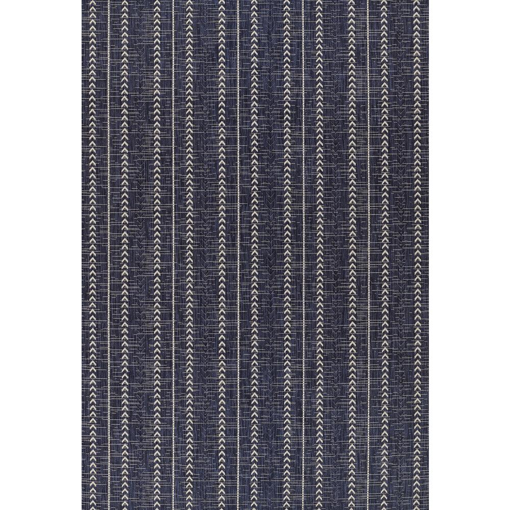 Transitional Runner Area Rug, Navy, 2'7" X 7'6" Runner. Picture 1