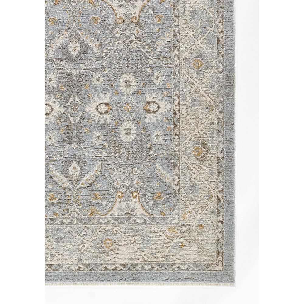 Traditional Runner Area Rug, Blue, 2'3" X 7'9" Runner. Picture 2