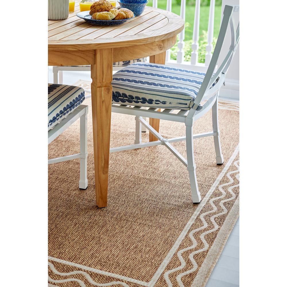 Contemporary Runner Area Rug, Natural, 2'7" X 7'6" Runner. Picture 14