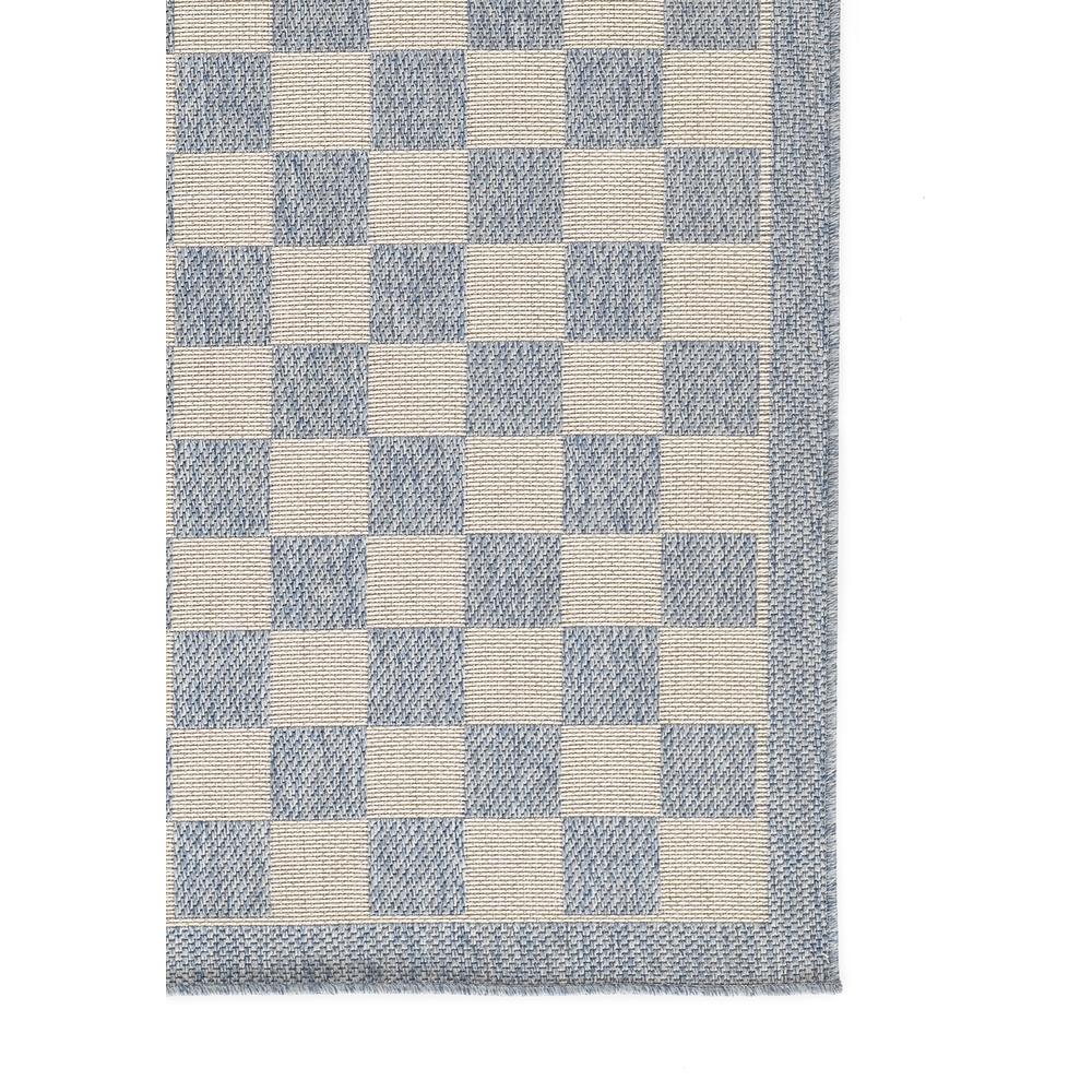 Contemporary Runner Area Rug, Blue, 2'7" X 7'6" Runner. Picture 2