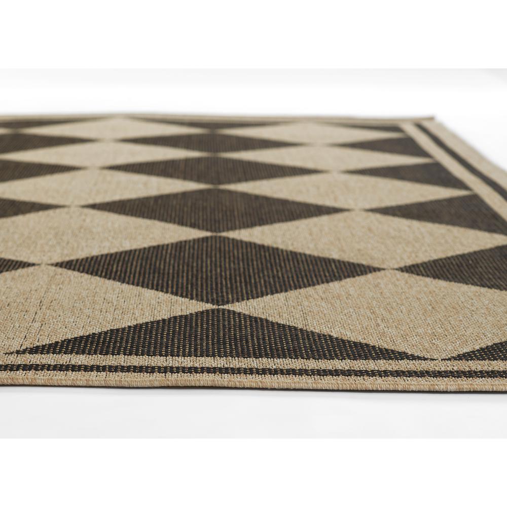 Contemporary Runner Area Rug, Black, 2'7" X 7'6" Runner. Picture 5