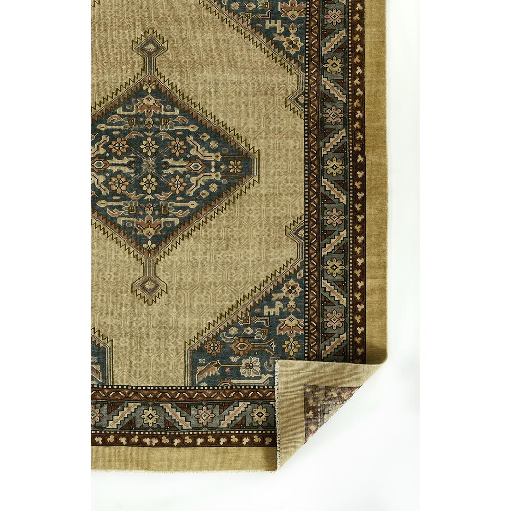 Traditional Rectangle Area Rug, Blue, 5' X 8'. Picture 3