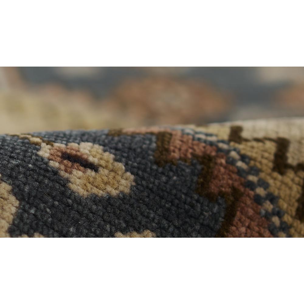 Traditional Rectangle Area Rug, Blue, 5' X 8'. Picture 4