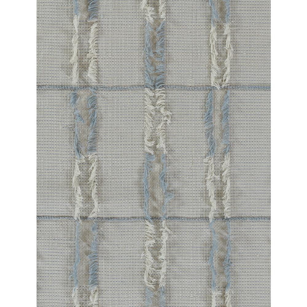 Contemporary Runner Area Rug, Blue, 2'3" X 8' Runner. Picture 6