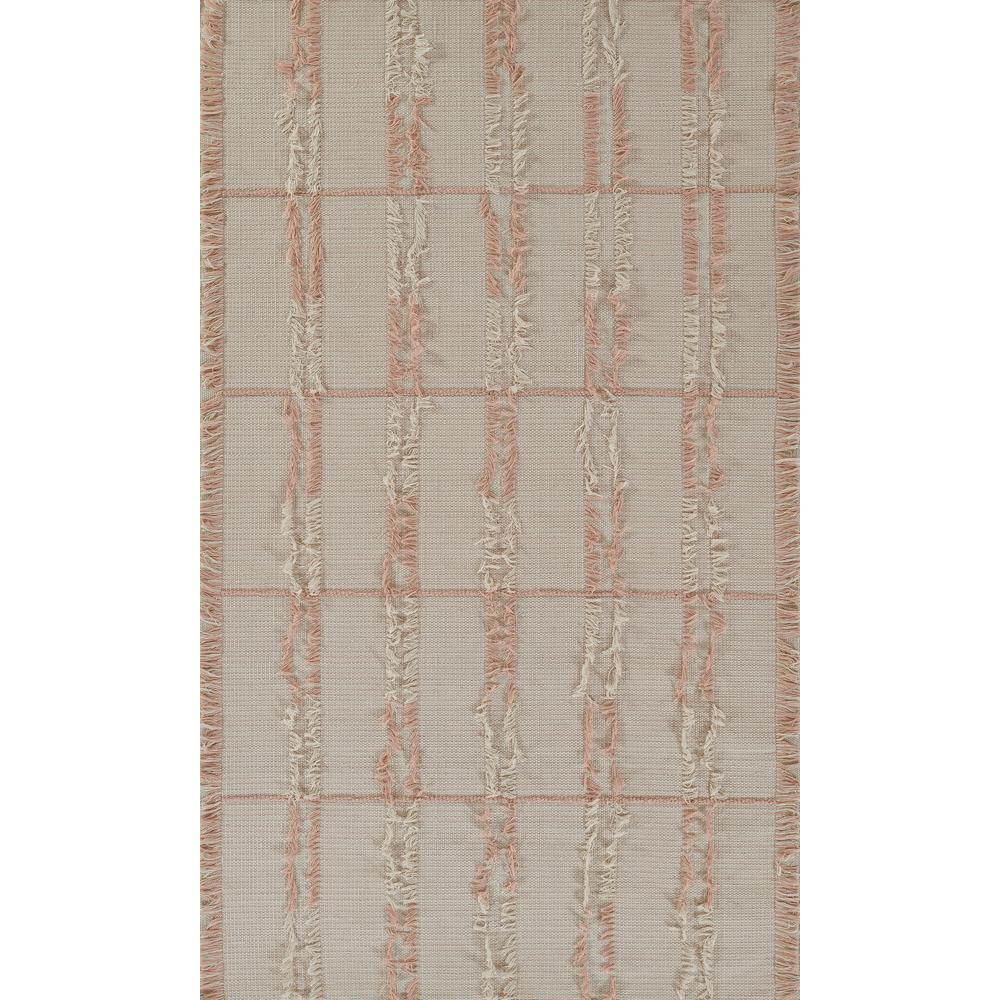 Contemporary Runner Area Rug, Pink, 2'3" X 8' Runner. Picture 1