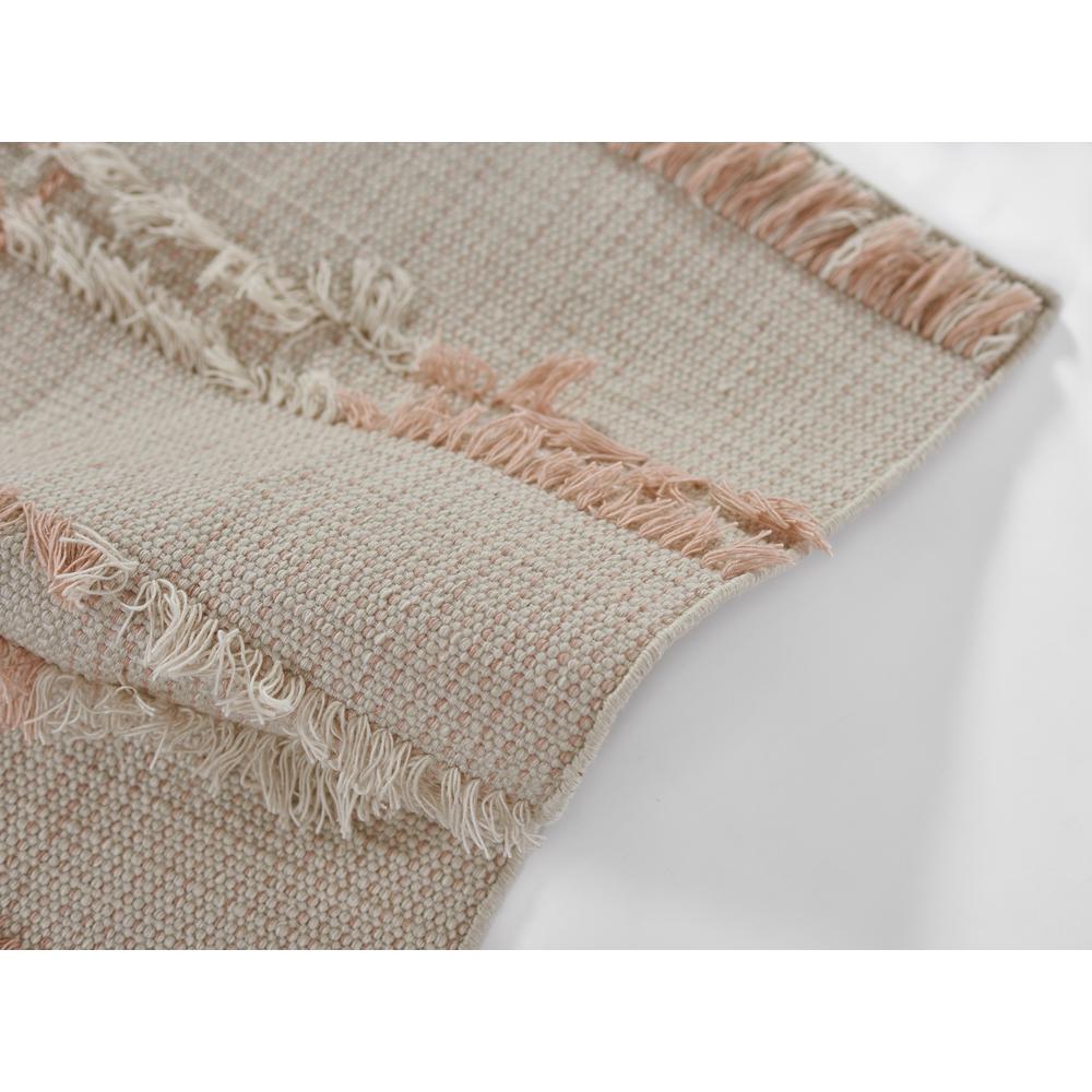 Contemporary Runner Area Rug, Pink, 2'3" X 8' Runner. Picture 8