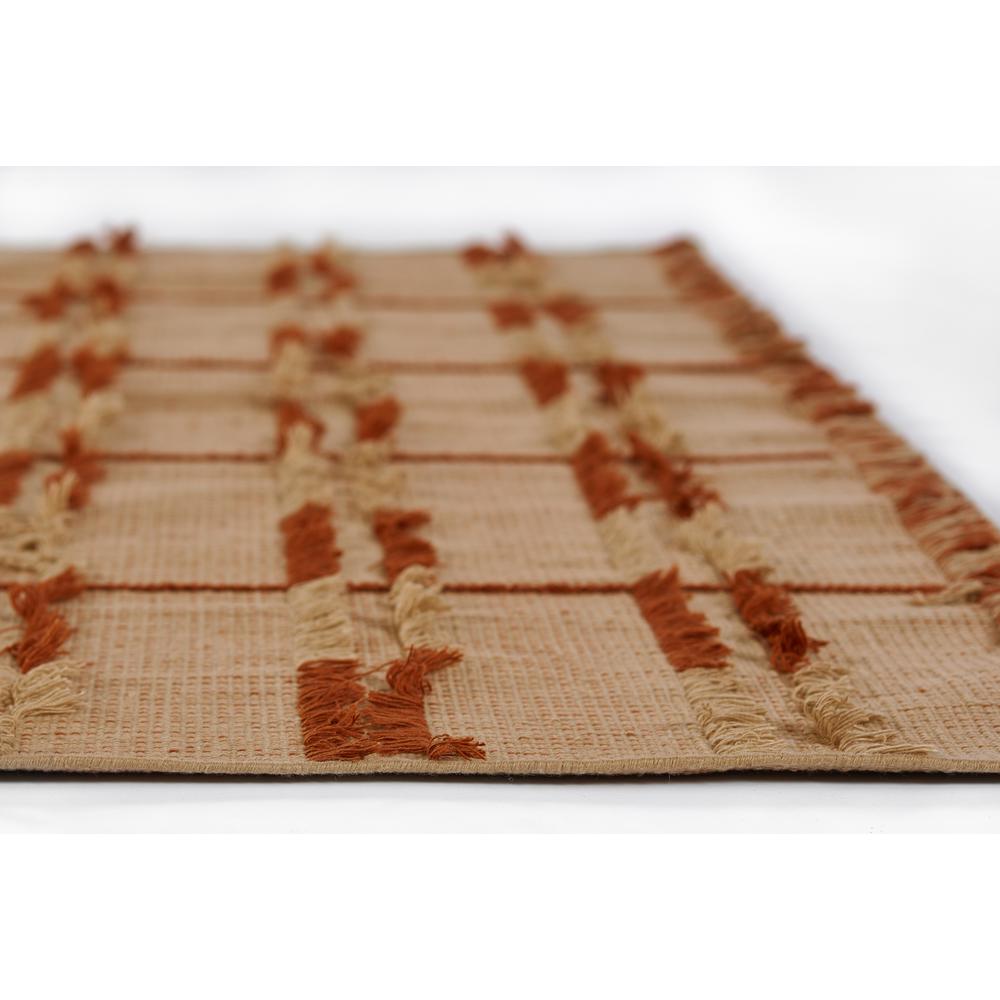 Contemporary Runner Area Rug, Terra Cott, 2'3" X 8' Runner. Picture 5