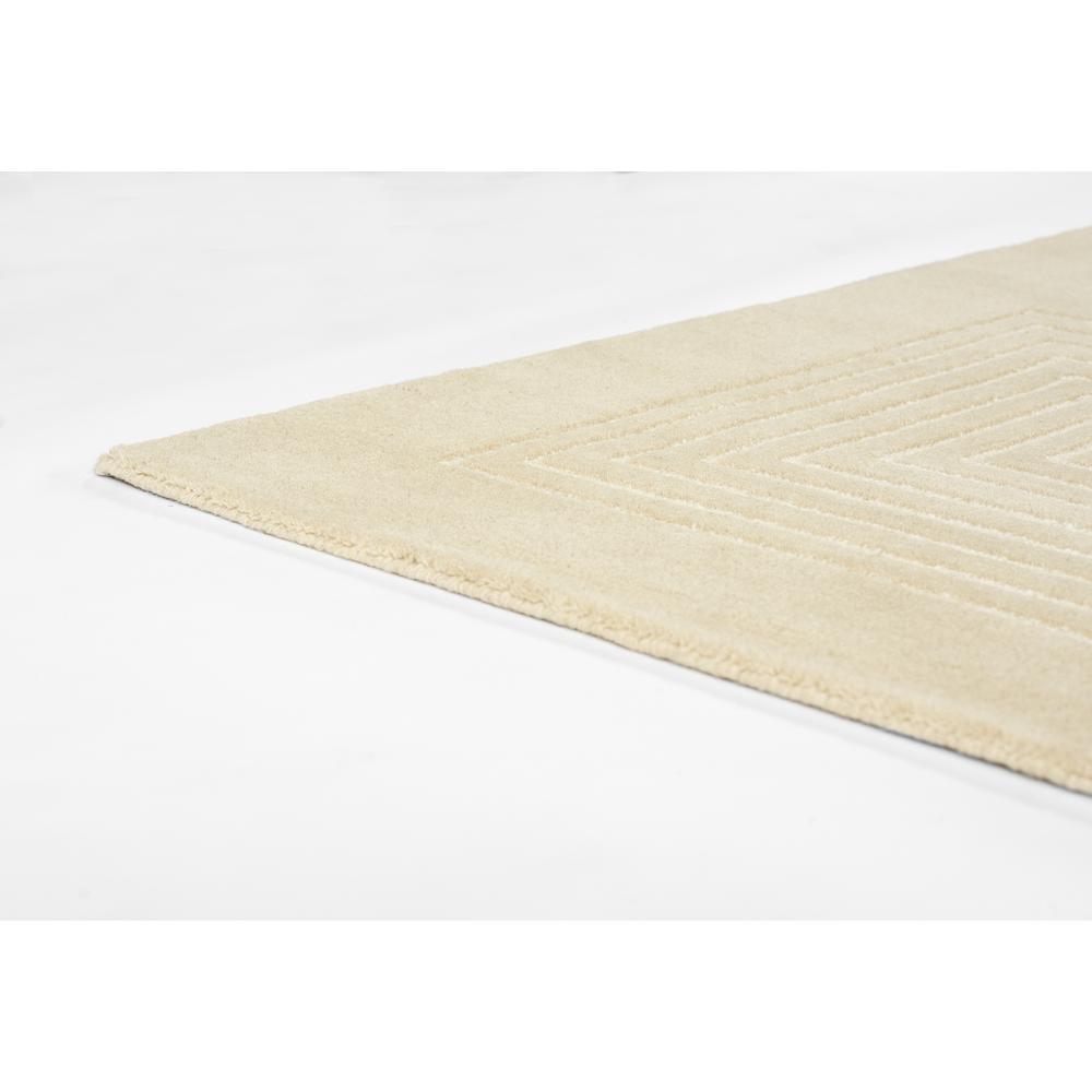 Contemporary Runner Area Rug, Beige, 2'6" X 8' Runner. Picture 6