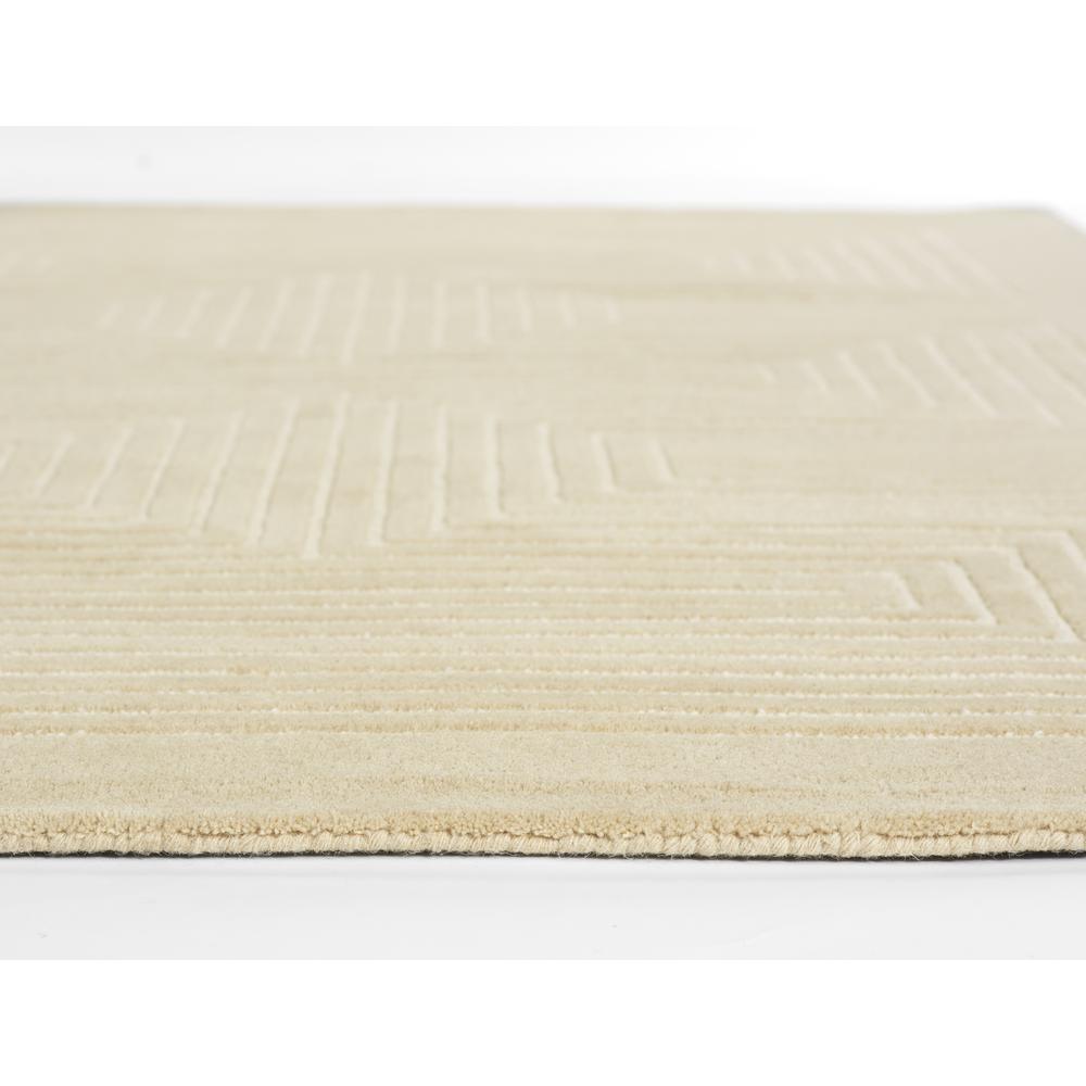 Contemporary Runner Area Rug, Beige, 2'6" X 8' Runner. Picture 7