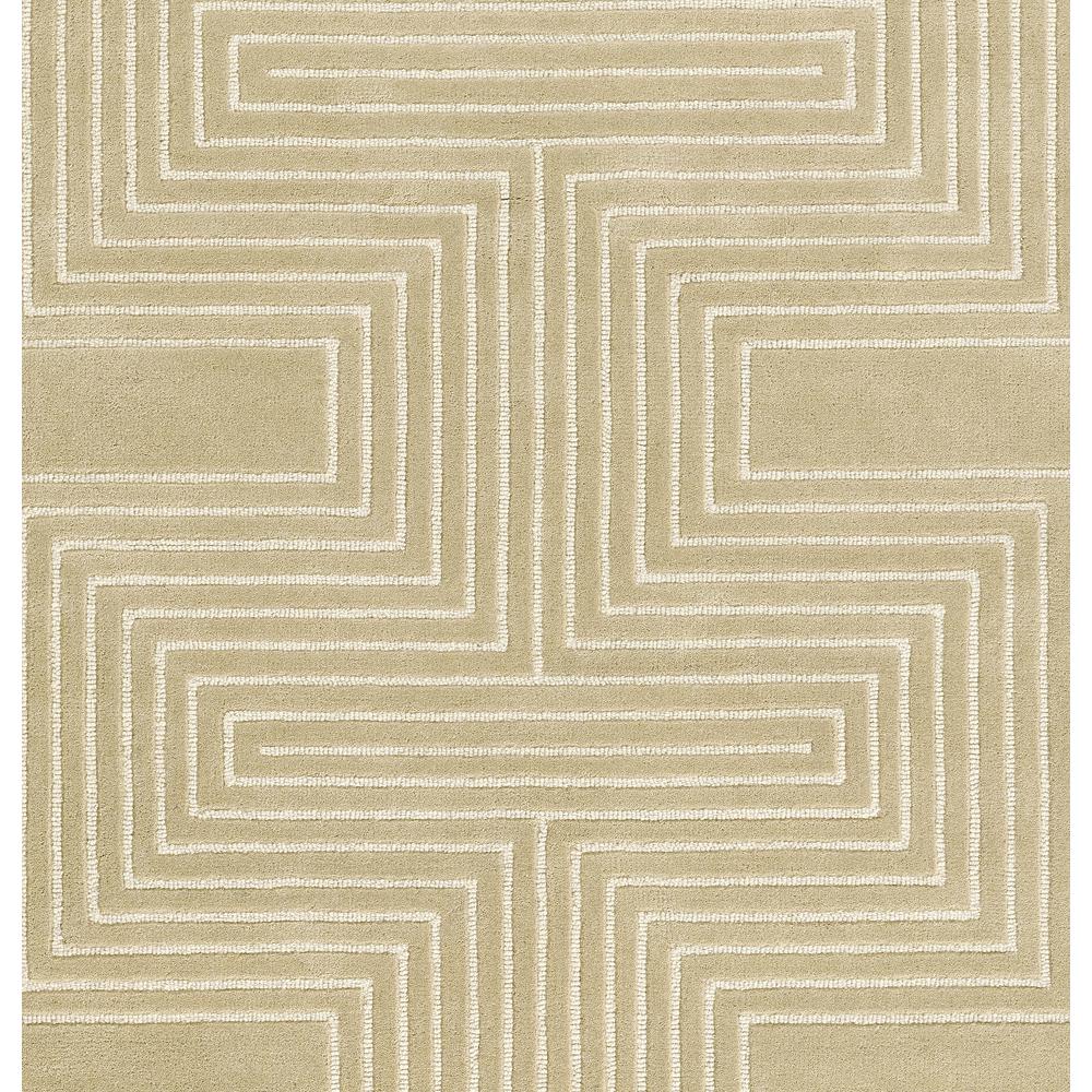 Contemporary Runner Area Rug, Beige, 2'6" X 8' Runner. Picture 8