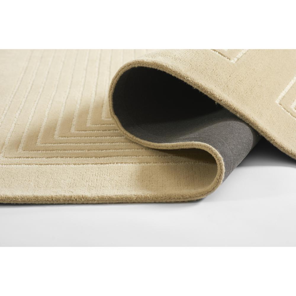 Contemporary Runner Area Rug, Beige, 2'6" X 8' Runner. Picture 9