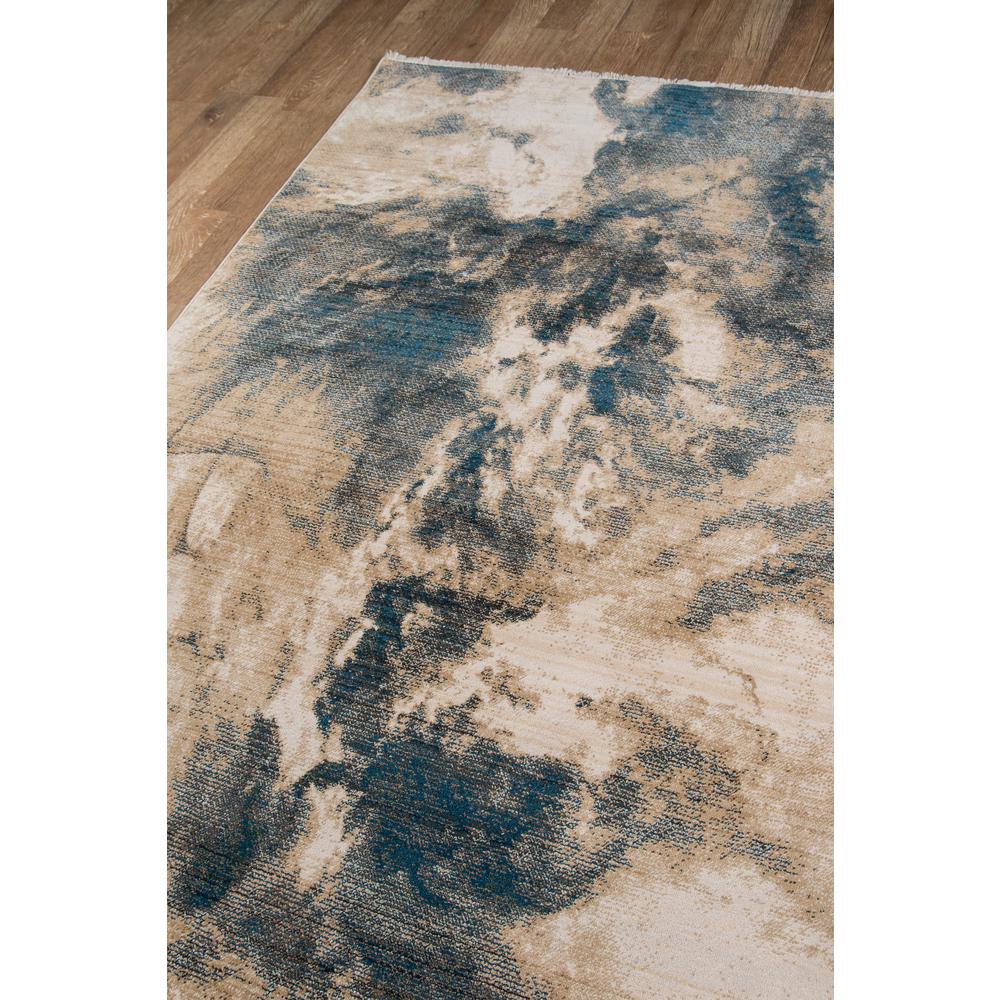 Transitional Runner Area Rug, Blue, 2'3" X 8' Runner. Picture 2