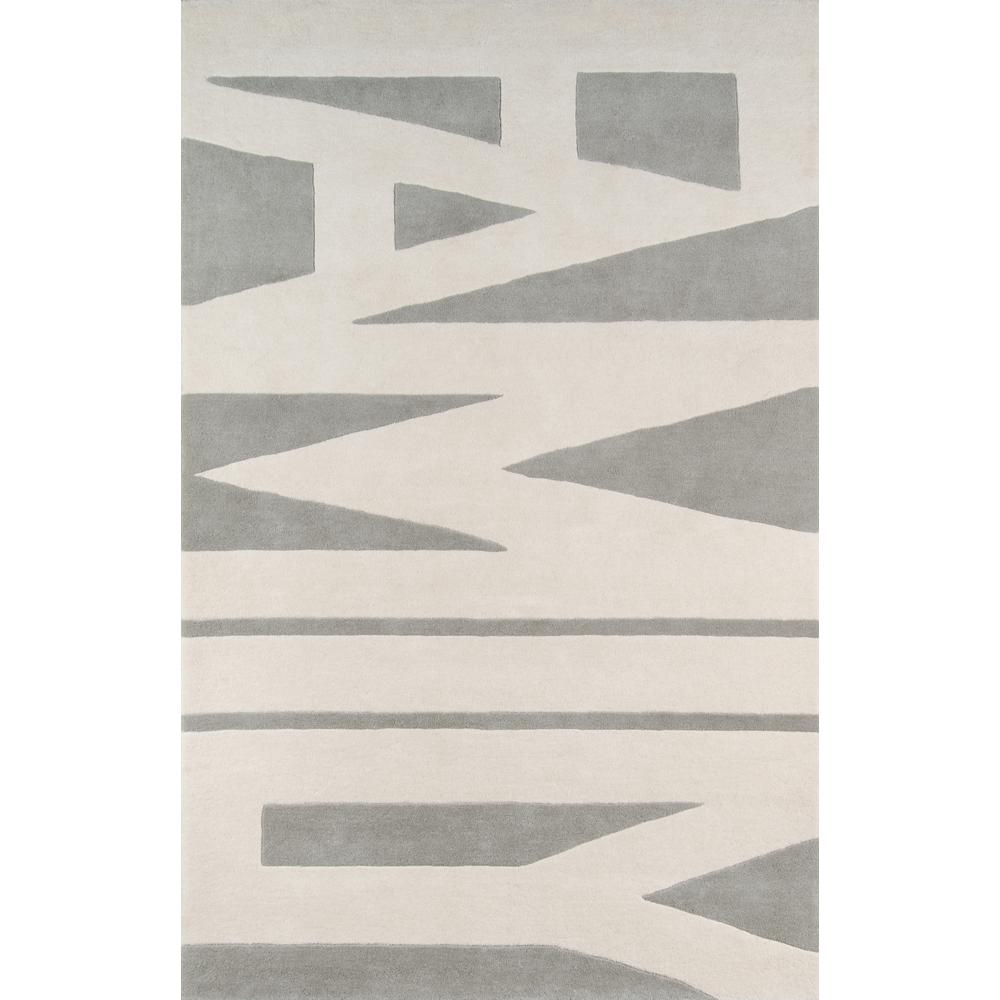 Contemporary Rectangle Area Rug, Grey, 8' X 10'. Picture 1