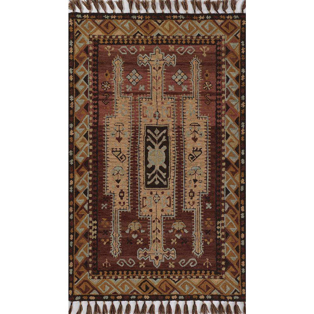 Traditional Runner Area Rug, Terra Cott, 2'3" X 8' Runner. Picture 1