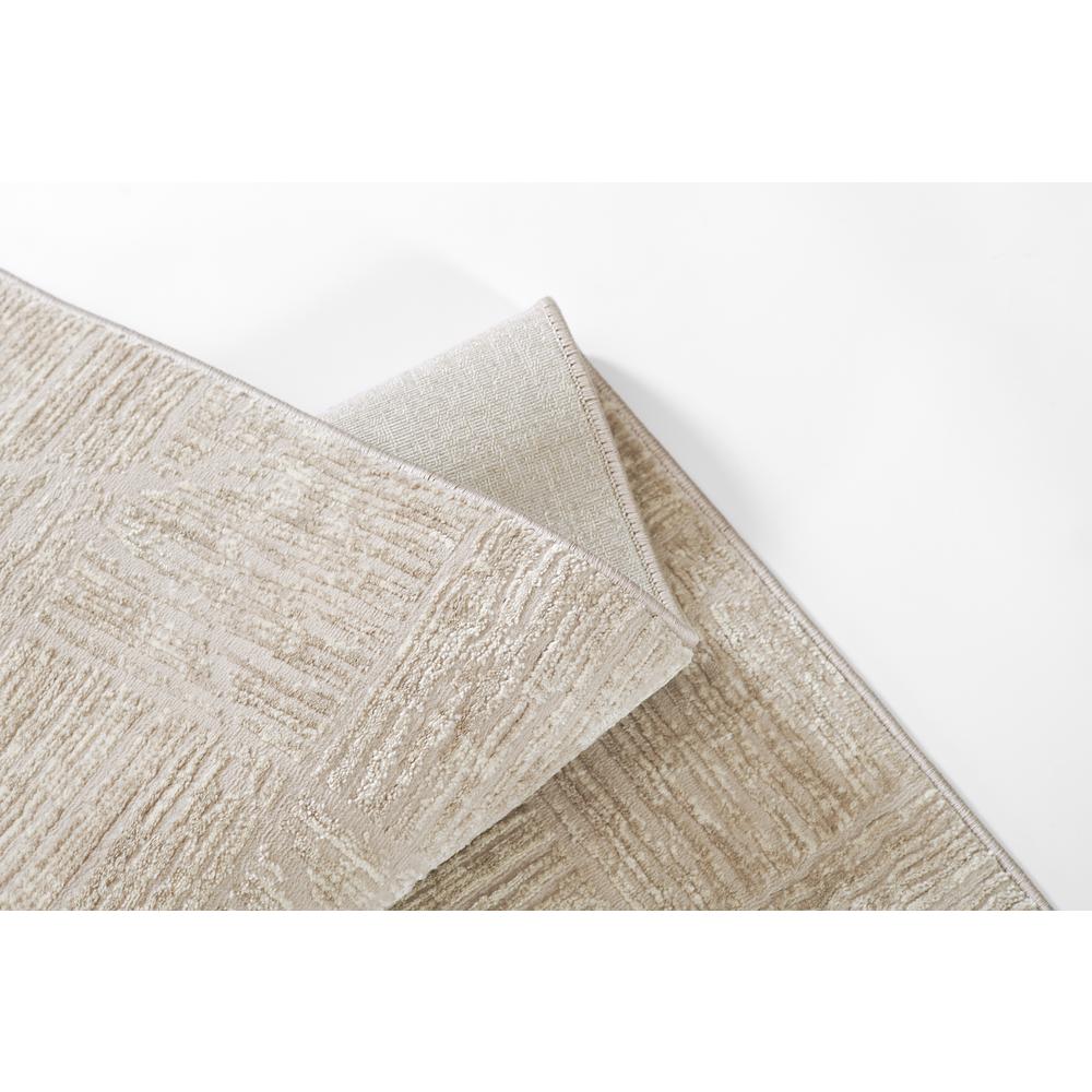 Contemporary Rectangle Area Rug, Beige, 4' X 6'. Picture 8