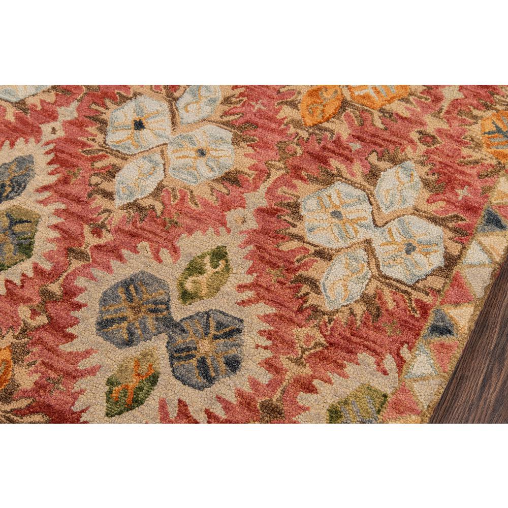 Transitional Runner Area Rug, Red, 2'3" X 8' Runner. Picture 3