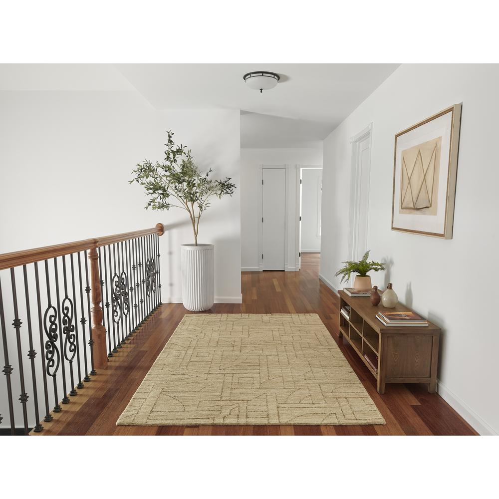 Contemporary Runner Area Rug, Natural, 2'3" X 8' Runner. Picture 10