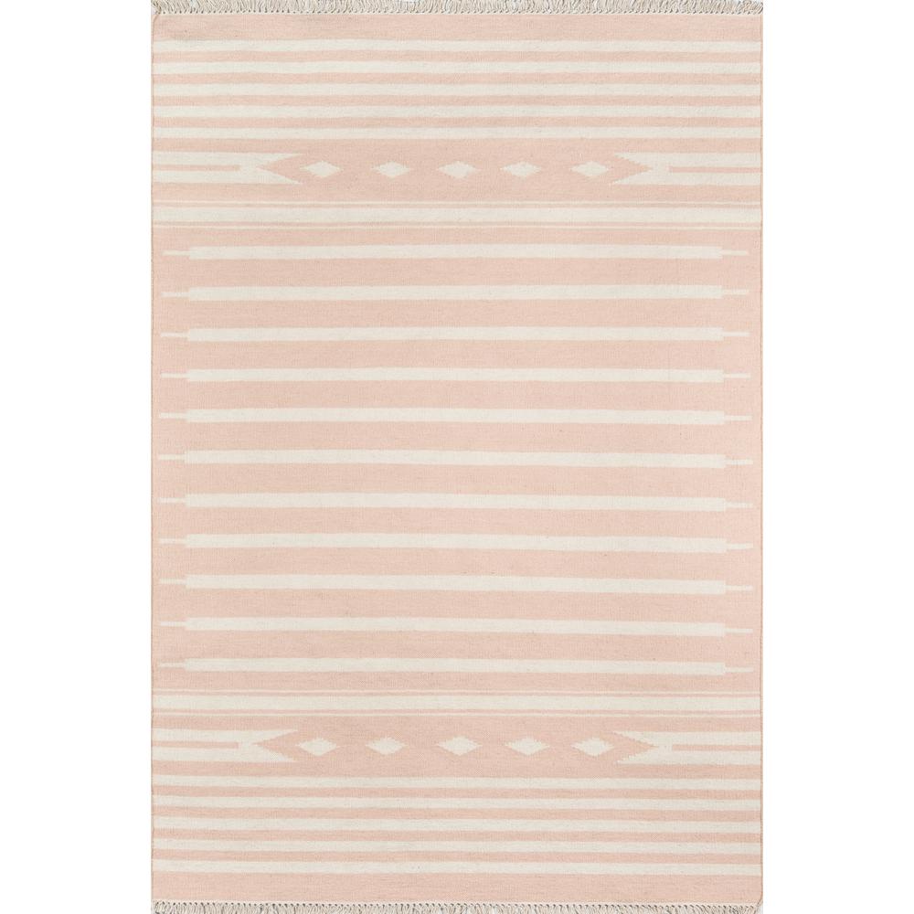 Contemporary Runner Area Rug, Pink, 2'3" X 8' Runner. Picture 1