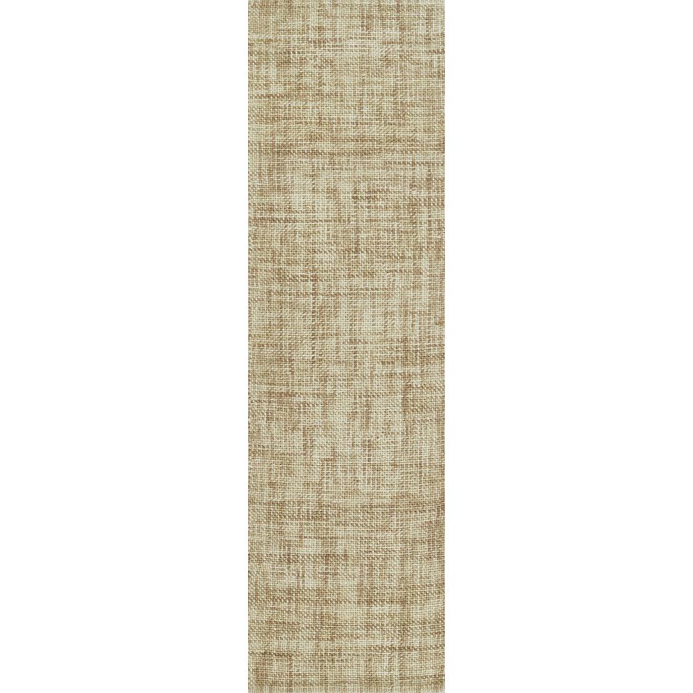 Contemporary Runner Area Rug, Natural, 2'3" X 8' Runner. Picture 5