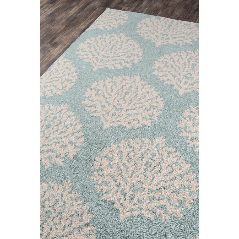 Contemporary Rectangle Area Rug, Blue, 3'9" X 5'9". Picture 2