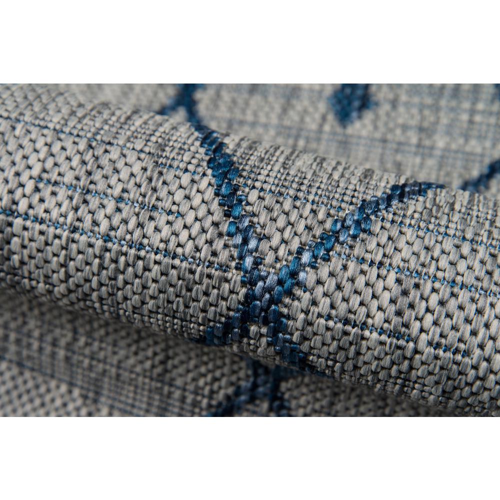 Contemporary Runner Area Rug, Grey, 2'7" X 7'6" Runner. Picture 4