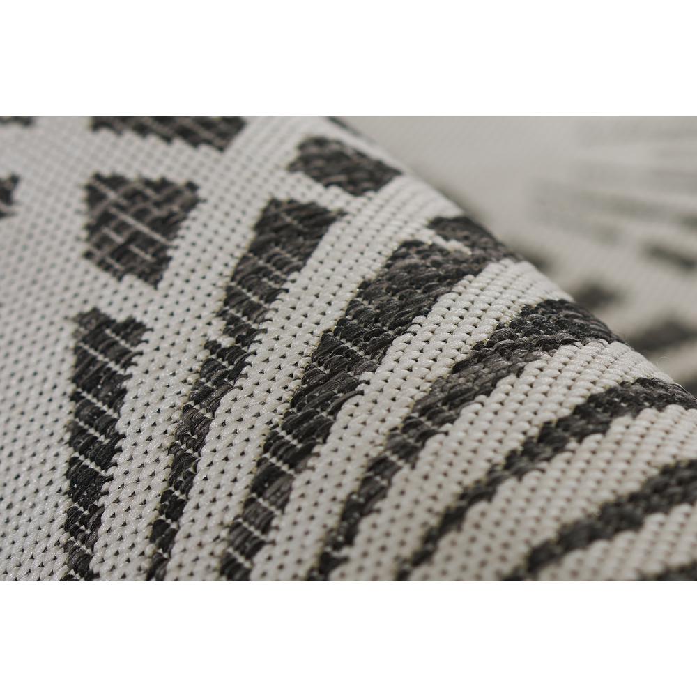 Transitional Runner Area Rug, Charcoal, 2' X 6' Runner. Picture 4